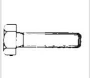 Osculati Nautics Surub hexagonal filetat, inox AISI304, 6X100mm, 10buc (A2-933-06X100)