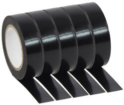 Plugger Set 5buc Banda Izolatoare Neagra 10m X 15mm (pvc-black)