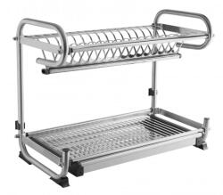 GTV Scurgator vase inox pe doua nivele pentru blat (OC-A0450-06) Uscator vase