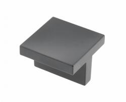 GTV Buton mobila negru mat UZ40, 40x40 mm (UZ-40-032-20M)