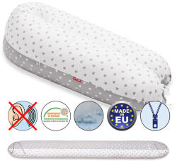 Scamp univerzális szoptatós párna - LittleHeartWhiteGray