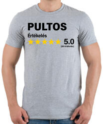 printfashion Pultos Értékelés ***** 5.0 (69 értékelés) - Férfi póló - Sport szürke (16415669)
