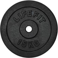LIFEFIT LIFEFIT súlytárcsa, 15kg / 30mm rúd Súlytárcsa