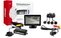 AMiO Set senzori parcare tft01 4.3" cu camera hd-305 led 4 senzori negru (AMI-02263) - vexio