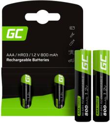 Green Cell 800 mAh AAA akkumulátor (2db/csomag) (GR08) (GR08) (GR08)