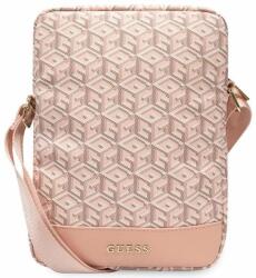 GUESS Bag GUTB10HGCFSEP 10" rózsaszín/rózsaszín GCube Stripe Tablet tok