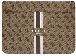 GUESS 4G Printed Stripes laptop táska 14" - barna