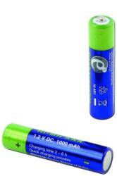 Gembird 1000mAh AAA Ni-MH akkumulátor 2db/csomag (EG-BA-AAA10-01)