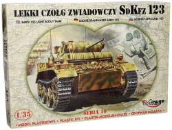 Mirage Hobby Macheta / Model Mirage Tanc de recunoaștere ușor SDKFZ 123 (351008)