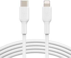 Belkin USB 2.0 Type C Lightning Töltő/adat Fehér 2m CAA003BT2MWH (CAA003BT2MWH)