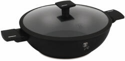 Berlinger Haus BH/8182 Matte Black Collection Wok - 30 cm, Tartós Tapadásmentes Titánpro Bevonattal