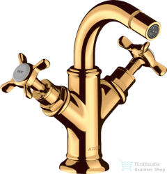 Hansgrohe Axor Montreux kétkaros bidé csaptelep automata leeresztővel, polírozott arany hatású 16520990 (16520990)