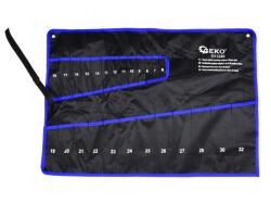 GEKO nylon csillag-villáskulcs tartótok 25 db-os (G11251)
