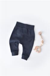 BabyCosy Pantaloni Bebe Unisex din bumbac organic Bleumarin BabyCosy (Marime: 3-6 Luni)