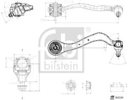 Febi Bilstein Brat, suspensie roata FEBI BILSTEIN 185539