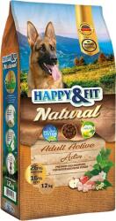 Happy&Fit Natural Adult Active hrană pentru câini activi 12 kg