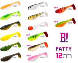 Delphin BOMB! Gumihal Fatty / 5db (12cm/SMOKEY) (690011207)
