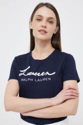 Lauren Ralph Lauren t-shirt női, sötétkék - sötétkék S - answear - 52 990 Ft
