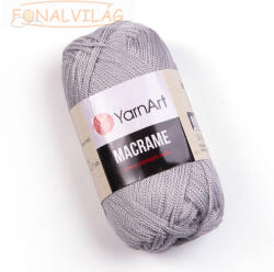 YARNART MAKRAMÉ, 2mm - Világos szürke - 149