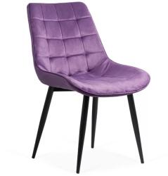 Chairs ON Scaun pentru bucătărie și living din catifea BUC206 Mov