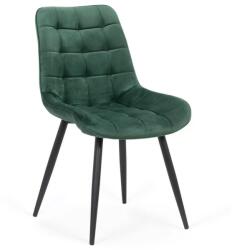 Chairs ON Scaun pentru bucătărie și living din catifea BUC206 Verde
