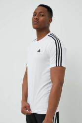 adidas Performance edzős póló Training Essentials fehér, nyomott mintás, IB8151 - fehér XXL