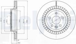 DELPHI Disc frana DELPHI BG4270 - piesa-auto