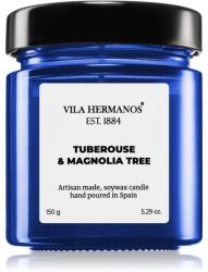 Vila Hermanos Apothecary Cobalt Blue Tuberose & Magnolia Tree lumânare parfumată 150 g