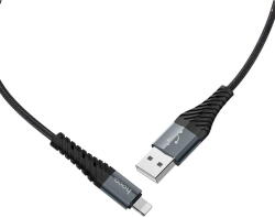 hoco. Cablu de Date USB-A la Lightning 12W, 2.4A, 1m - Hoco Cool Charging (X38) - Black (KF239229) - vexio