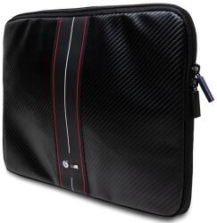 BMW Carbon & Vörös Csíkos tok 14"-os laptophoz - fekete