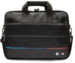 BMW Carbon Tricolor laptop táska 16" - fekete