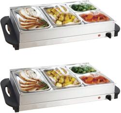 Jago Elektromos ételmelegítő készlet 2x 150 W (WMTR01-2x2.5L+2x1L-2er)