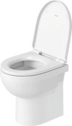 Duravit No. 1 DuraStyle Basic padlón álló WC-szett, magasfényű fehér 41840900A1 (41840900A1)
