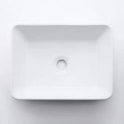 Erga Belle, asztali mosogató 480x370x130 mm, fehér fényes, ERG-V03-YT-038-WH (ERG-V03-YT-038-WH)