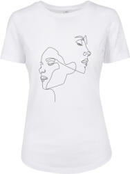 Mr. Tee Ladies One Line Fit Tee white