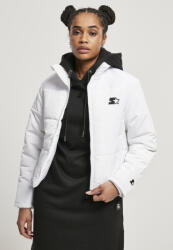 Starter Ladies Starter Logo Puffer Jacket white