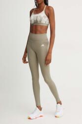 adidas Performance edzős legging Strength zöld, sima, IX5024 - zöld L