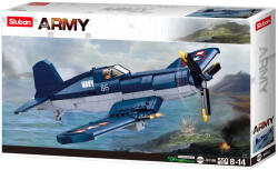 Sluban Army WWII - F4U Corsair vadászgép építőjáték készlet (M38-B1109)
