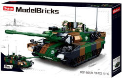 Sluban Model Bricks - Army 2 az 1-ben Leopard 2 harckocsi építőjáték készlet (M38-B0839)