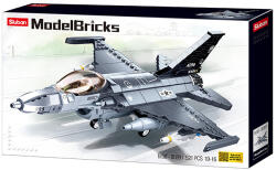Sluban Model Bricks - Army F-16 vadászgép építőjáték készlet (M38-B0891)