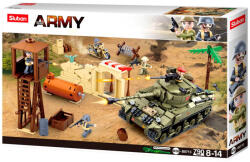 Sluban Army WWII - Csata a nyugati fronton 790 darabos építőjáték készlet (M38-B0713)