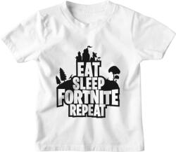  Eat Sleep Fortnite Repeat - Gyerek Póló (358383)