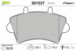 VALEO set placute frana, frana disc VALEO 301537 - automobilus