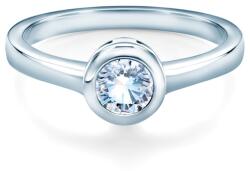 SAVICKI Inel de logodnă SAVICKI: aur alb, diamant - savicki - 7 634,00 RON