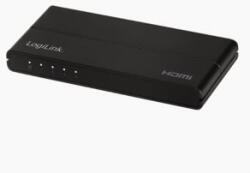 LogiLink HDMI elosztó 1x4 port 4K/60 Hz HDCP HDR CEC (HD0037) (HD0037) - aqua