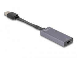 Delock Adaptor USB de tip A 2.5 Gigabit LAN subțire Delock (66247)