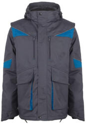 TOP Munkavédelmi Télikabát TOP_NOVA-WP-G 3XL-es szürke, levehető ujjak (TOP_NOVA-WP-G-3XL)