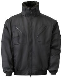TOP Munkavédelmi Pilóta dzseki TOP_FALCON-BL 4XL-es fekete, kivehető bélés és levehető ujjak (TOP_FALCON-BL-4XL)