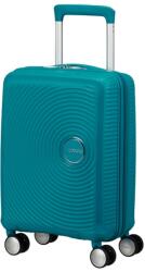 American Tourister SOUNDBOX MINI zöldeskék színű négykerekű GYEREK kabinbőrönd 152934-6071