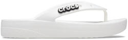Crocs Șlapi Platformă Clasici cu Platformă în Culoare Albă 207714-100 (207714-100)